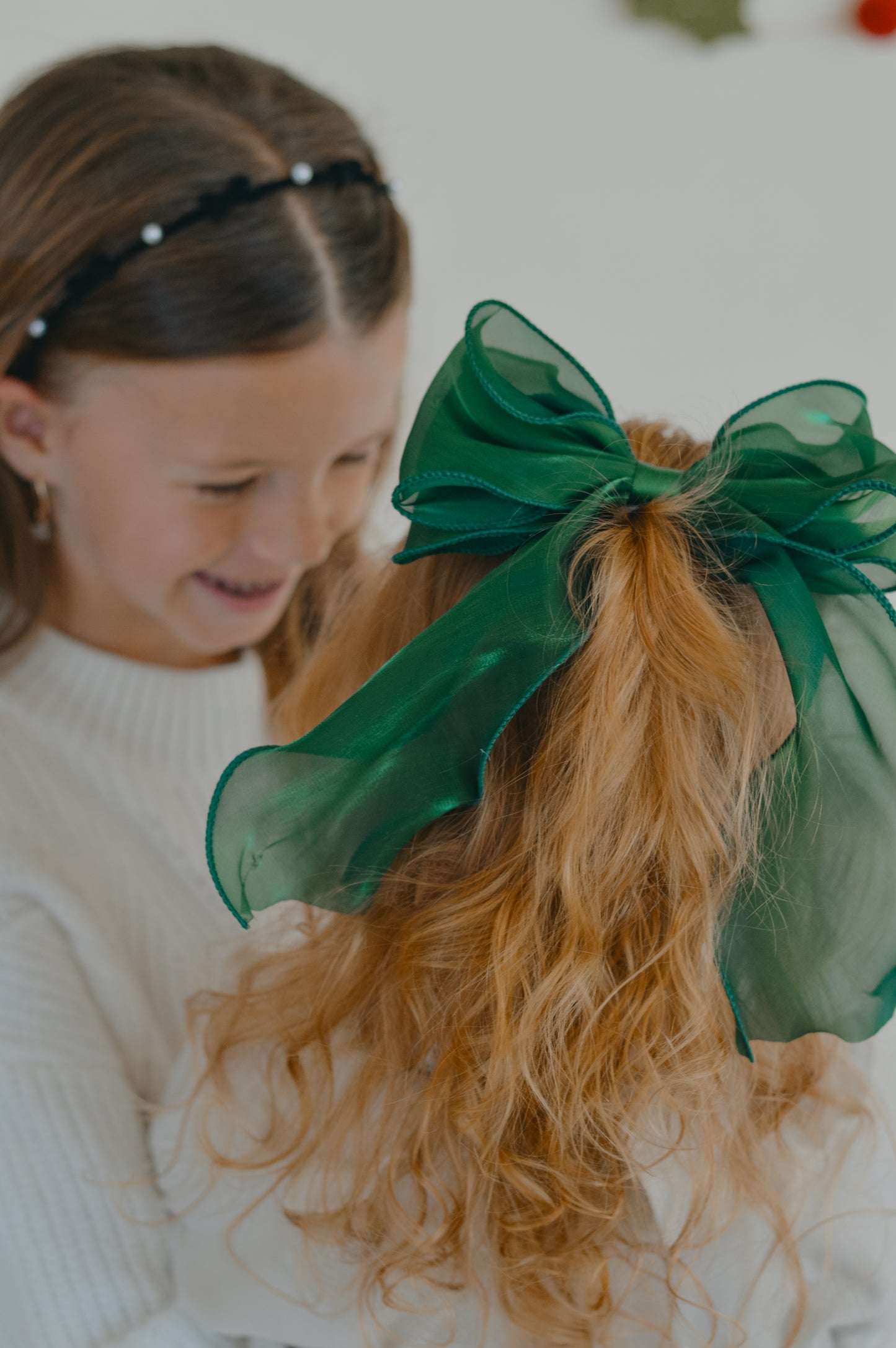 Jumbo Christmas Ribbon Bow