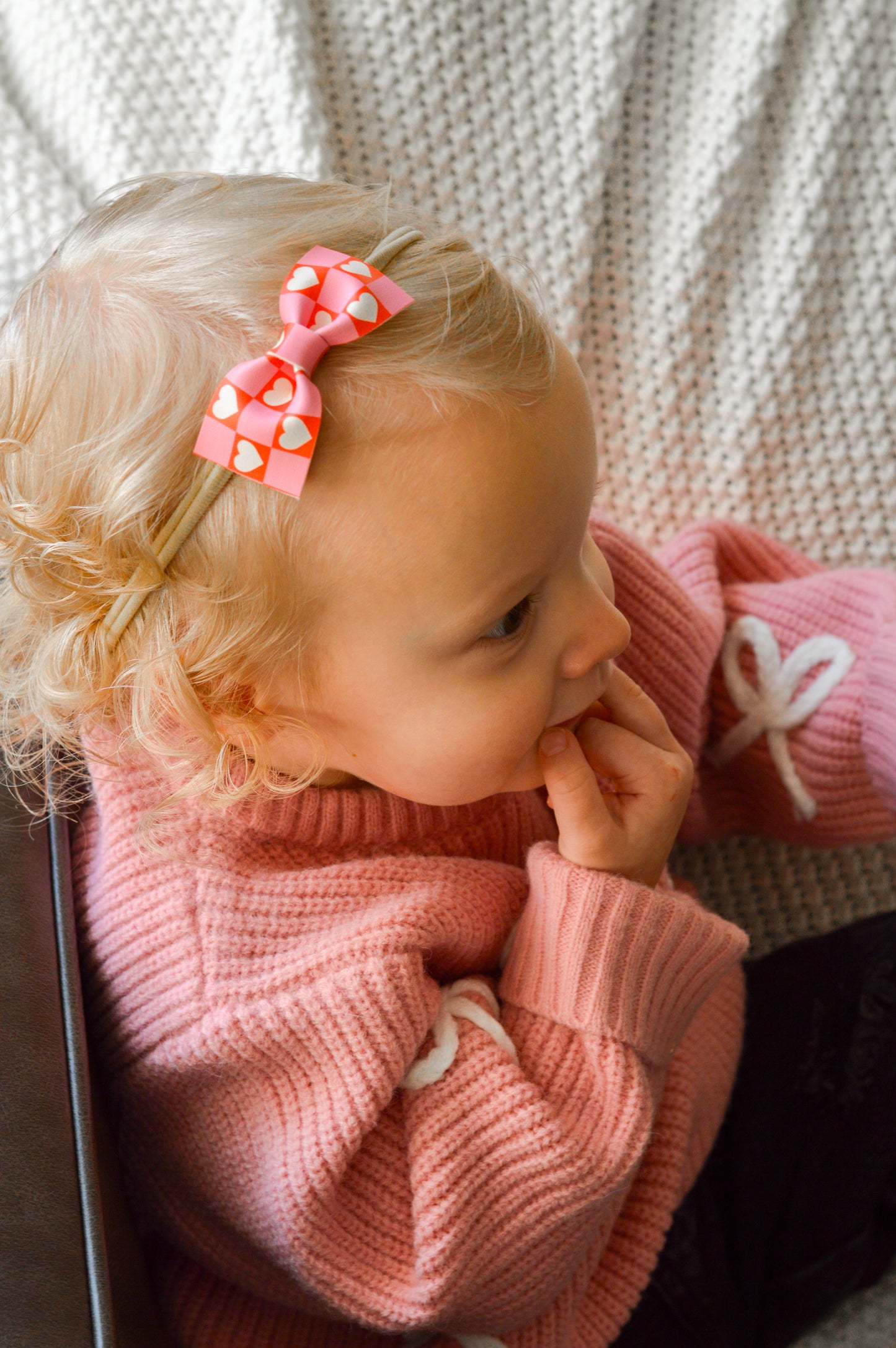 Bow on Nylon Headband (multiple Prints available)
