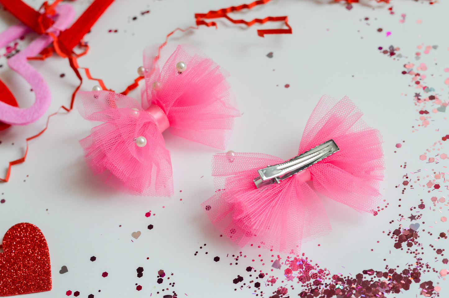 Tulle Piggie Bows