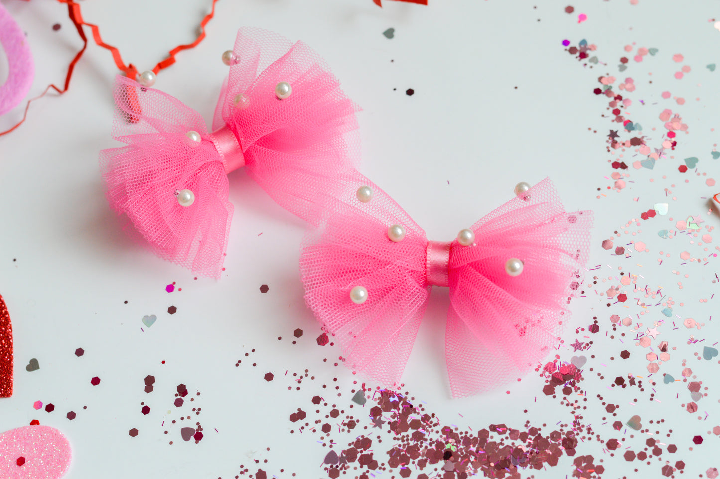 Tulle Piggie Bows