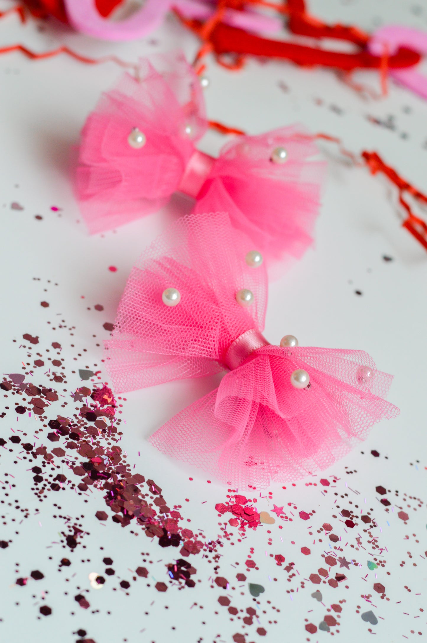 Tulle Piggie Bows