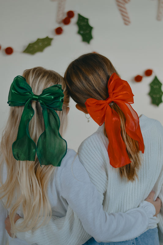 Jumbo Christmas Ribbon Bow