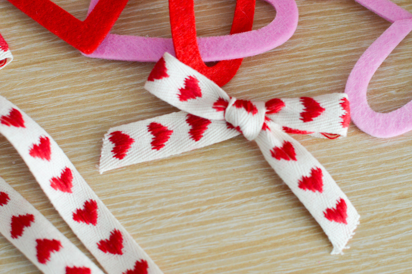 I Heart You Ribbon Bow