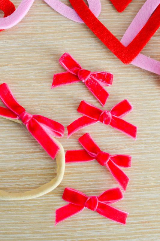 Mini Velvet Bows