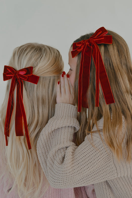 Velvet Ribbon Bow